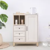 【沐家具Mufurniture】Koreai 鄉村風收納茶水櫃/客廳/收納