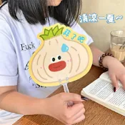 Baby童衣 可愛卡通手持扇子 塑膠扇 隨身防水小扇子 夏天手搖扇 11753