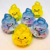 🤖️伍拾錢 便便糖💩 大便糖 水果口味 兒童糖果 搞怪 趣味 整人