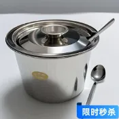 裝豬油罐蓋勺家用大油罐耐高溫陶瓷熟油葷油潑辣子辣椒油廚房儲物 EFJN