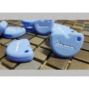vespa鑰匙套 現貨.淺藍色 偉士牌 vespa 專用鑰匙套 可郵寄 鑰匙保護套 防止晶片掉落 果凍套 多色