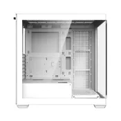 (店+)【darkFlash 大飛】DS900 ATX電腦機殼-白色(內建ARGB風扇*4 /TYPE-C/顯卡支架)
