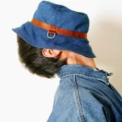 DENIM-手做丹寧牛仔帆布漁夫帽