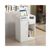 (店+)免運 收銀臺 公司前臺 接待台 便利店收銀櫃 諮詢台簡約小型收銀臺服裝店超市飯店前台電腦吧台櫃檯定製店鋪小型美容