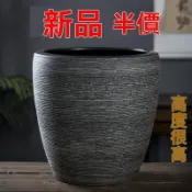【破損包賠 免運】 景德鎮陶瓷魚缸大號養荷花睡蓮盆水缸庭院客廳書房擺件書畵捲軸缸園藝造景 送禮 聚寶盆 聚財