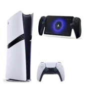 PlayStation PS5 Pro 主機(數位版)+ PlayStation Portal 遙控遊玩機(午夜黑) 組合