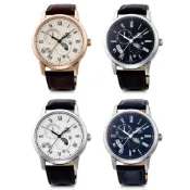 ORIENT 東方錶 透背機械錶 SUN&MOON系列 經典日月相 正裝錶 藍寶石玻璃 質感推薦｜感性時間鐘錶｜