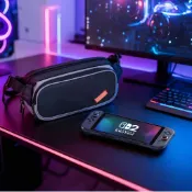 【現貨】適用於Switch 2收納包 斜挎包魔派雙子星二代PS Portal聯想便攜拯救者ROG Ally X包配件