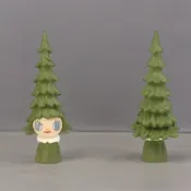 奈良美智 最便宜的小森子 小森子公仔附寫真帖 森女孩 Mori Girl Tongari Version 的絕版寫真帖