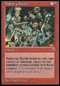 魔法部屋MTG單卡售Portal 入門 一版  Spitting Earth 飛礫走石 C卡【英文近Mint】