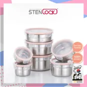 Stenlock 韓國 / 不鏽鋼 Pure 圓形密封保鮮盒 / 6 種尺寸 / 韓國製造
