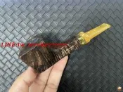 【萬禾】188元！！！純手工石楠木鬥判官金標斗柄脂鬥嘴