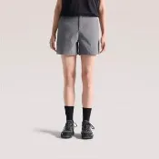【The North Face】北面女款灰色DWR防潑水休閒短褲｜8DFM0UZ