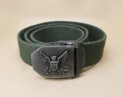 2館 美國 海軍陸戰隊 軍版 帆布 厚腰帶 綠 (皮帶 外腰帶 S腰帶 戰術腰帶 配件 腰掛 腿掛 槍包 腰包 生存遊戲