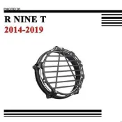 台灣現貨【廠家直銷】適用BMW 拿鐵 RNINET R NINET R NINE T R9T 大燈護罩 大燈罩 前照燈保