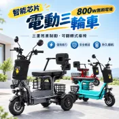 🔥熱賣保固🔥電動三輪車 電動車 電動自行車 長輩代步車 折疊代步車 三輪代步車 成人電動車 老年代步電動車 800W馬達