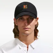 【YYsports商城】NIKE U NK CLUB CAP CB COURT 男女網球帽 黑-IQ1321010