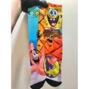 Toy80s玩具店 Odd Sox 海綿寶寶 長襪 襪子 男襪 全新正版 國外購回 滿版卡通襪 派大星 玩具 收藏