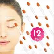 WOMAN HOUSE 透明桿雙頭乳膠眼影棒-12入[95813]臉部彩妝刷具/專櫃新祕一次性