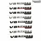 拾光藏寶閣 【AMG改裝標貼】賓士車標 車尾標誌 排量標 4MATIC+ V8BITURBO 金屬質感 防水不掉色 個性化改裝 適用於多款車型