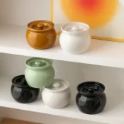 全球選品1館 生活百貨 陶瓷瓦罐隔水燉盅家用蒸盅燉罐沙縣煲湯瓦罐煨湯的瓦罐一人份燉湯