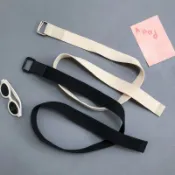【自己人】韓國新款原宿風帆布腰帶 雙環扣學生青少年皮帶 (WWY09)