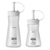 【寶盒百貨】日本製 250ml/350ml 迷你錐型調味瓶 擠壓式調味罐(醬料罐 分裝瓶 廚房食品級油壺擠醬瓶)