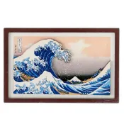 現貨 5款 日本風格 浮世繪 木質 立體 磁鐵 冰箱貼 神奈川沖浪裏 赤富士 三美人