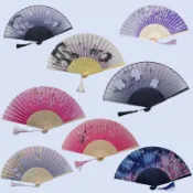 【台灣現貨⚡隔日到貨】扇子 手扇 古風 絹布 折扇團扇漸變 扇子 手扇 古風 絹布 折扇 學生古風扇子 折疊日用扇 中國