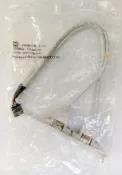 主機板USB 擴充後檔版 2 Ports USB 2.0 Cable~全新未拆封~