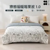 【金大器】韓版暖暖莓果被1.0-180x210cm 針織豆荳絨被 豆豆安撫被 顆粒毯 荳荳毯 安撫毯 雲朵被 日韓熱銷