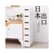 (店+)[宅配到府]日式收納櫃 抽屜式收納櫃 夾縫收納櫃 衛生間側邊縫隙櫃 多層收納櫃 廚房20cm超窄收納櫃