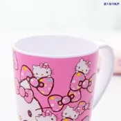 【朗月甄選】兒童卡通創意禮品 密胺單耳杯子 帶手柄水杯美耐皿餐具 廠家批發