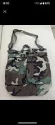 拍賣唯一 美軍 USA ALPHA INDUSTRIES 迷彩肩背包 手提包