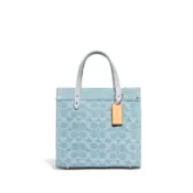COACH Field22 純色拉鍊經典小號托特包 CJ853【 菲尼斯 國際精品 ★初秋極享】
