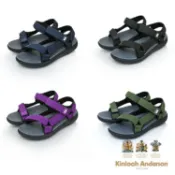 【KA 金安德森 】童鞋 22-24.5cm 速乾 單色運動休閒涼鞋(大童) CK0429