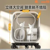 華潤城百貨 貓包外出便攜寵物拉桿箱雙肩大容量多貓神器狗狗行李箱可拆卸貓箱