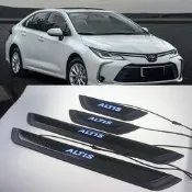 台灣現貨豐田TOYOTA Corolla 2019 ALTIS 迎賓踏板 門檻條 門邊保護貼 原廠款式踏板 12代 阿提