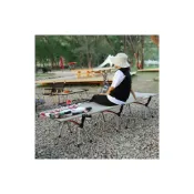 (店+)免運 折疊床 午休折疊床 戶外露營折疊行軍床便攜式超輕鋁合金露營床野外自駕辦公室午休床