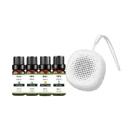 【PINFIS 品菲特】行動隨身迷你精油擴香儀 香氛機(植物天然純精油4入任選1組)
