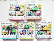 現貨【迴力車-迷你工程車 3入】2785483 玩具車 模型車 挖土機 怪手 山貓 堆土機 水泥車 砂石車 油罐車