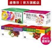 【盛香珍】果凍量販箱6kg/箱售(零卡果凍/優酪果園/綜合/荔枝)｜官方旗艦店 伴手禮 超取/店到店(宅)限購1箱