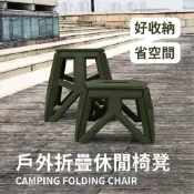【健康物語】手提加厚折疊椅凳(高腳款約39公分)( 椅子 椅凳 矮凳 凳子 折疊椅 露營椅  釣魚椅 休閒椅凳)