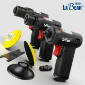 (店+)LaBear 迷你槍型 氣動拋光機  磨光機 3吋圓盤 小型打蠟機 氣動研磨機 黏扣式 魔鬼氈底盤 橡膠底盤 台灣製
