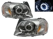 卡嗶車燈 MAZDA 馬自達 TRIBUTE 邱比特 Tribute 01-03  CCFL魚眼 大燈 電鍍