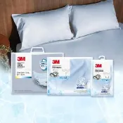 【3M】涼感防蹣床包枕套組-單人+單人涼夏被四件組