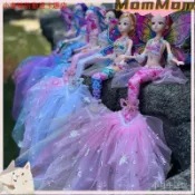 台湾出货 热卖# 45公分 會唱歌 會發光 美人魚玩具 人魚公主 芭比娃娃 兒童洋娃娃 仿真女孩玩具音樂 禮物 耶誕Mo