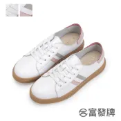 (降價出清)【富發牌】真皮綁帶柔軟休閒鞋 富發牌 休閒鞋 女鞋 休閒鞋女 真皮 小白鞋 真皮休閒鞋 外出鞋 通勤鞋