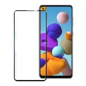 Xmart For SAMSUNG Galaxy A21s 超透滿版 2.5D鋼化玻璃貼-黑