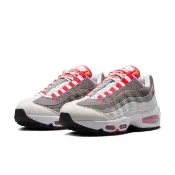 【NIKE 耐吉】W Air Max 95 Big Bubble 白灰漸層亮紅 撞色 氣墊 增高 女鞋 HJ5996-101